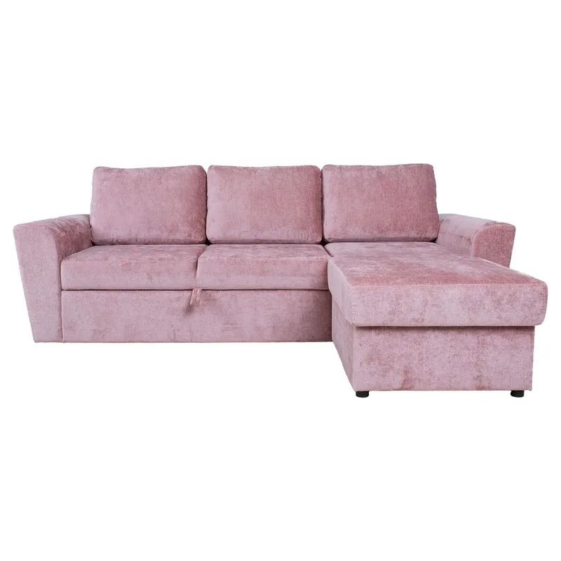 Hjørnesovesofa Tjörnö - Rosa - Møbler - Sofaer - Sovesofaer