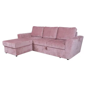 Hjørnesovesofa Tjörnö - Rosa - Møbler - Sofaer - Sovesofaer