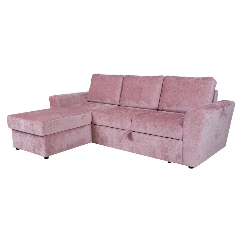 Hjørnesovesofa Tjörnö - Rosa - Møbler - Sofaer - Sovesofaer