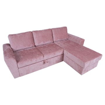 Hjørnesovesofa Tjörnö - Rosa - Møbler - Sofaer - Sovesofaer