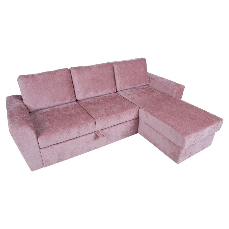Hjørnesovesofa Tjörnö - Rosa - Møbler - Sofaer - Sovesofaer