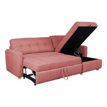 Hjørnesovesofa Porsen - Rosa - Møbler - Sofaer - Sovesofaer