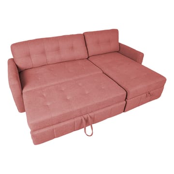 Hjørnesovesofa Porsen - Rosa - Møbler - Sofaer - Sovesofaer
