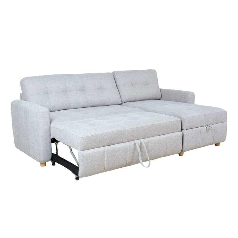 Hjørnesovesofa Porsen - Grå - Møbler - Sofaer - Sovesofaer