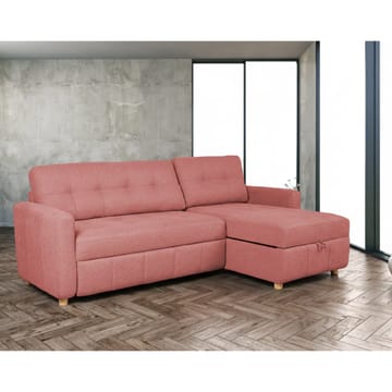 Hjørnesovesofa Porsen - Rosa - Møbler - Sofaer - Sovesofaer