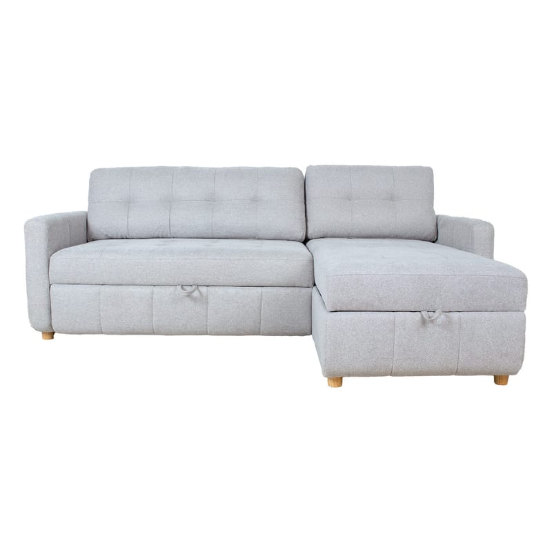 Hjørnesovesofa Porsen - Grå - Møbler - Sofaer - Sovesofaer