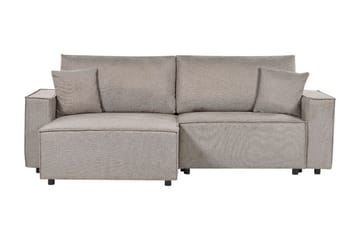 Hörnbäddsoffa Taupe Vänstervänd