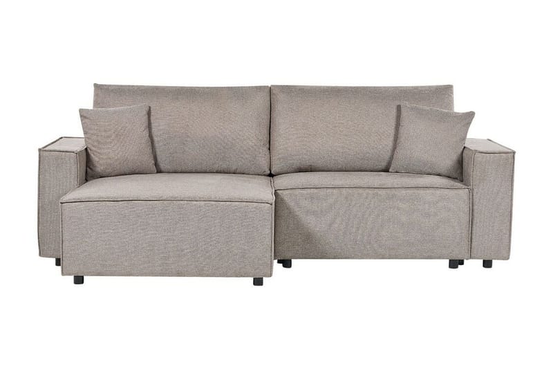 Hörnbäddsoffa Taupe Vänstervänd - Møbler - Sofaer - Sovesofaer