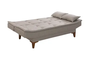 Hunterville Sovesofa 3-seters 106x186 - Krem - Møbler - Sofaer - Sovesofaer