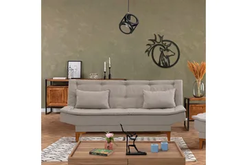 Hunterville Sovesofa 3-seters 106x186 - Krem - Møbler - Sofaer - Sovesofaer