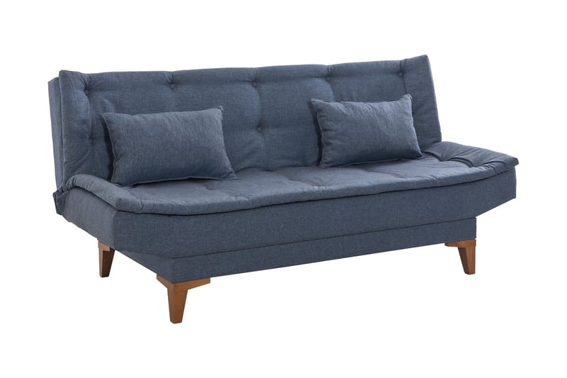 Hunterville Sovesofa 3-seters 106x187 - Mørkeblå - Sovesofaer - 3 seters sovesofa