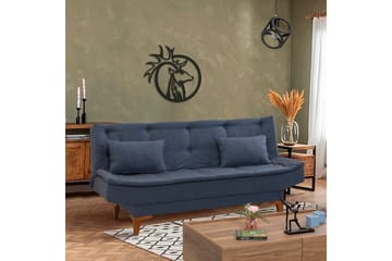 Hunterville Sovesofa 3-seters 106x187 - Mørkeblå - Møbler - Sofaer - Sovesofaer