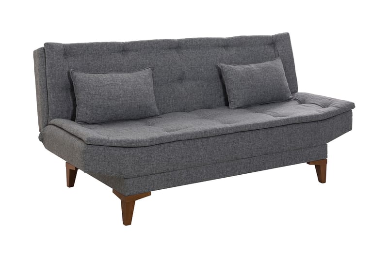 Hunterville Sovesofa 3-seters 106x188 - Mørkegrå - Sovesofaer - 3 seters sovesofa