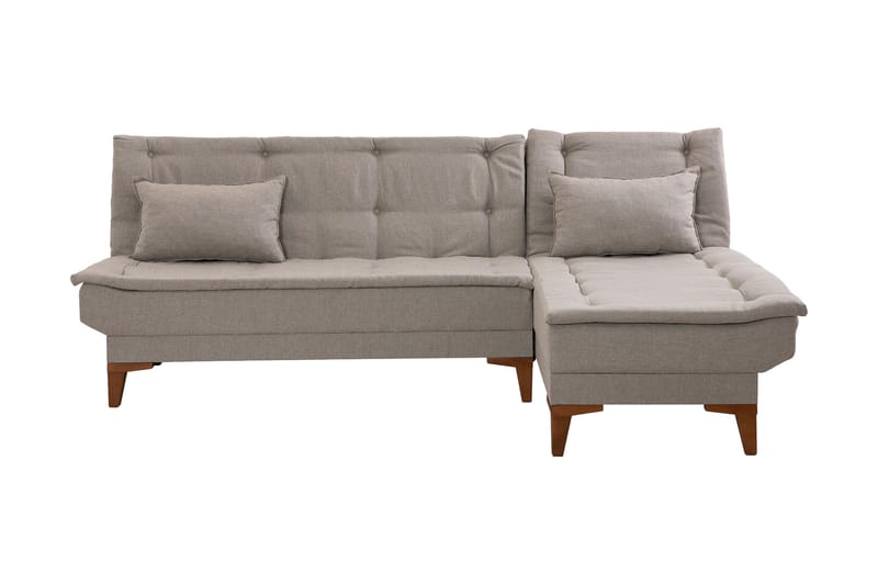 Hunterville Sovesofa m. Divan 4-seters 107x205 - Krem - Møbler - Sofaer - Sovesofaer