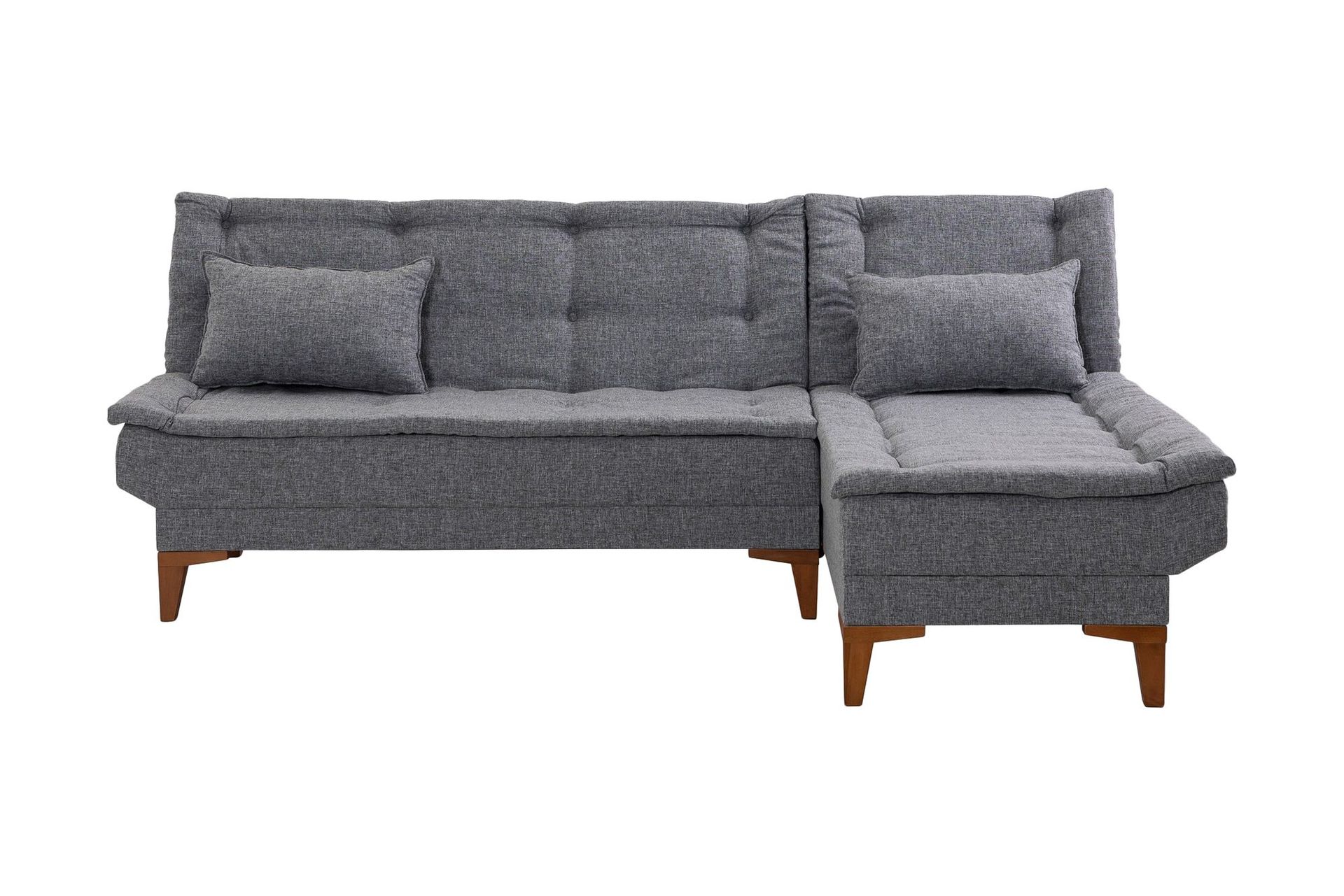Hunterville Sovesofa m. Divan 4-seters 107x205 - Mørkegrå