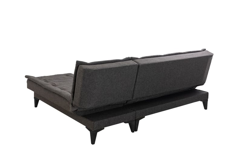 Hunterville Sovesofa med Sjeselong 4-seter - Antrasitt - Møbler - Sofaer - Sovesofaer