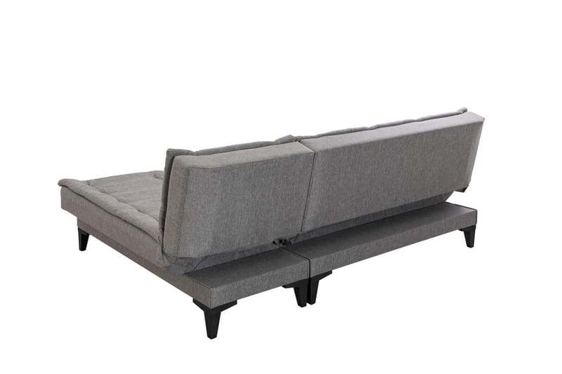 Hunterville Sovesofa med Sjeselong 4-seter - Grå - Møbler - Sofaer - Sovesofaer