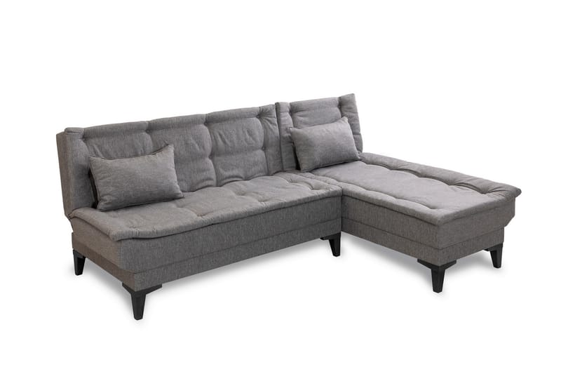 Hunterville Sovesofa med Sjeselong 4-seter - Grå - Møbler - Sofaer - Sovesofaer