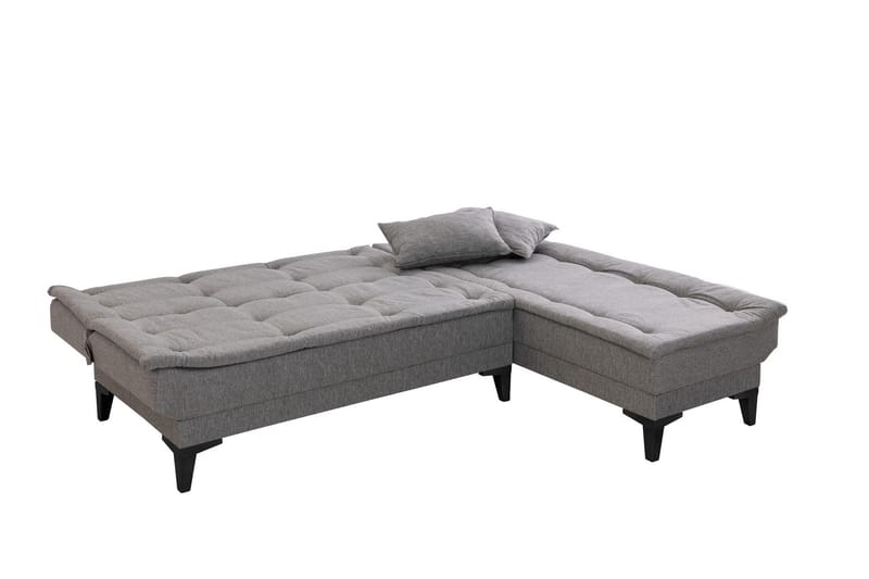 Hunterville Sovesofa med Sjeselong 4-seter - Grå - Møbler - Sofaer - Sovesofaer