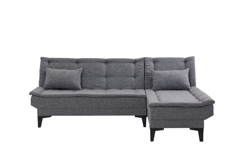 Hunterville Sovesofa med Sjeselong 4-seter - Mørkegrå - Møbler - Sofaer - Sovesofaer