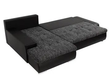 Irja 4-seters sovesofa med sjeselong, venstrevendt - Lysegrå - Møbler - Sofaer - Sovesofaer