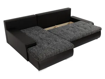 Irja 4-seters sovesofa med sjeselong, venstrevendt - Lysegrå - Møbler - Sofaer - Sovesofaer