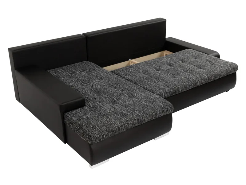 Irja 4-seters sovesofa med sjeselong, venstrevendt - Lysegrå - Møbler - Sofaer - Sovesofaer