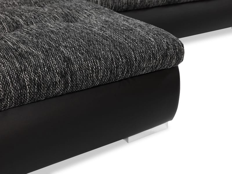 Irja 4-seters sovesofa med sjeselong, venstrevendt - Mørkegrønn - Møbler - Sofaer - Sovesofaer