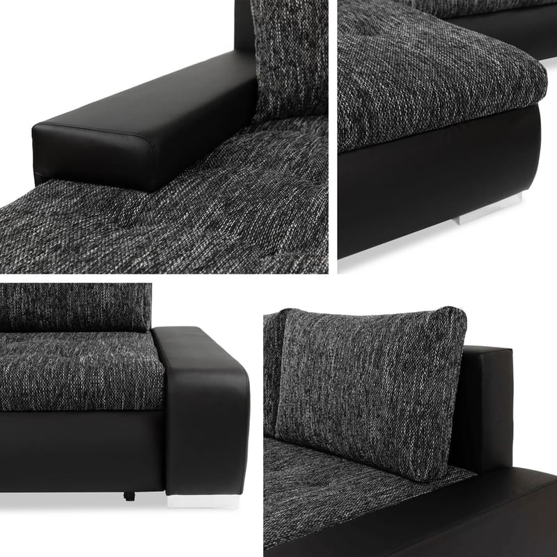 Irja 4-seters sovesofa med sjeselong, venstrevendt - Olivengrønn - Møbler - Sofaer - Sovesofaer