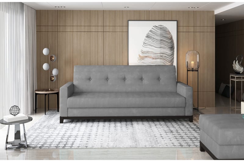 Iselene 2-seter Sovesofa - Grå - Møbler - Sofaer - Sovesofaer