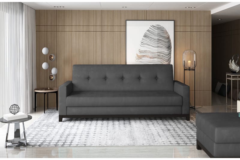 Iselene 2-seter Sovesofa - Grå - Møbler - Sofaer - Sovesofaer