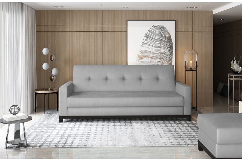 Iselene 2-seter Sovesofa - Grå - Møbler - Sofaer - Sovesofaer