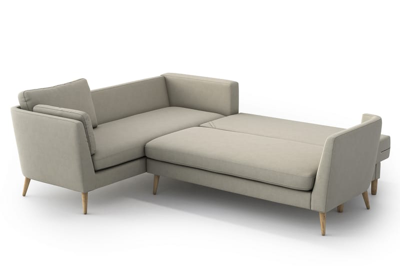 Jane Sovesofa med Divan - Beige - Møbler - Sofaer - Sovesofaer