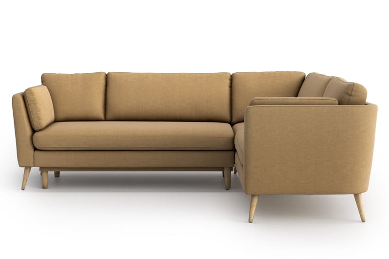 Janella Sovesofa med Divan - Beige - Sovesofaer - Hjørnesovesofa