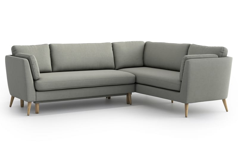 Janella Sovesofa med Divan - Lysegrå - Møbler - Sofaer - Sovesofaer