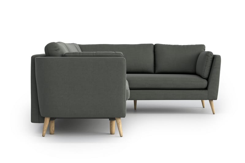 Janella Sovesofa med Divan - Mørkegrå - Møbler - Sofaer - Sovesofaer