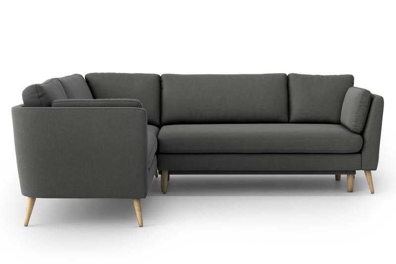Janella Sovesofa med Divan - Mørkegrå - Møbler - Sofaer - Sovesofaer