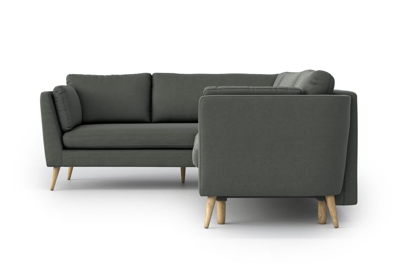 Janella Sovesofa med Divan - Mørkegrå - Møbler - Sofaer - Sovesofaer