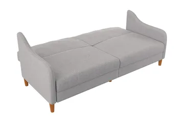 Jasper 2-seters Sovesofa Lysegrå - Dorel Home - Møbler - Sofaer - Sovesofaer