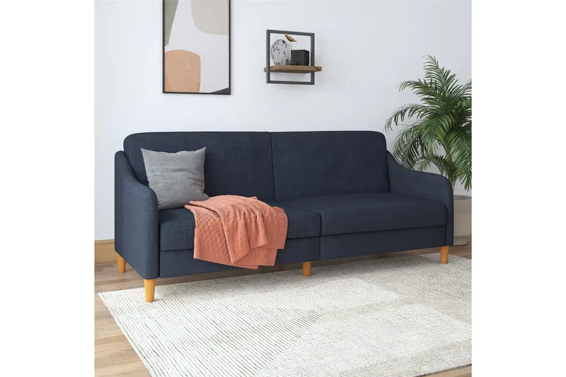 Jasper 2-seters Sovesofa Marineblå - Dorel Home - Møbler - Sofaer - Sovesofaer