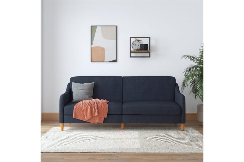 Jasper 2-seters Sovesofa Marineblå - Dorel Home - Møbler - Sofaer - Sovesofaer