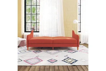 Jasper 2-seters Sovesofa Oransje - Dorel Home - Møbler - Sofaer - Sovesofaer