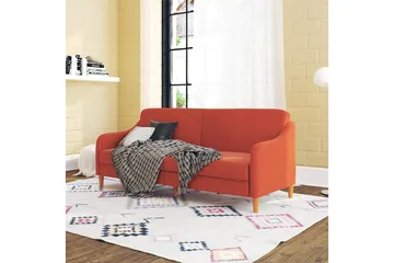Jasper 2-seters Sovesofa Oransje - Dorel Home - Møbler - Sofaer - Sovesofaer