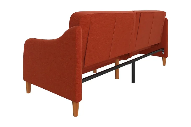 Jasper 2-seters Sovesofa Oransje - Dorel Home - Møbler - Sofaer - Sovesofaer