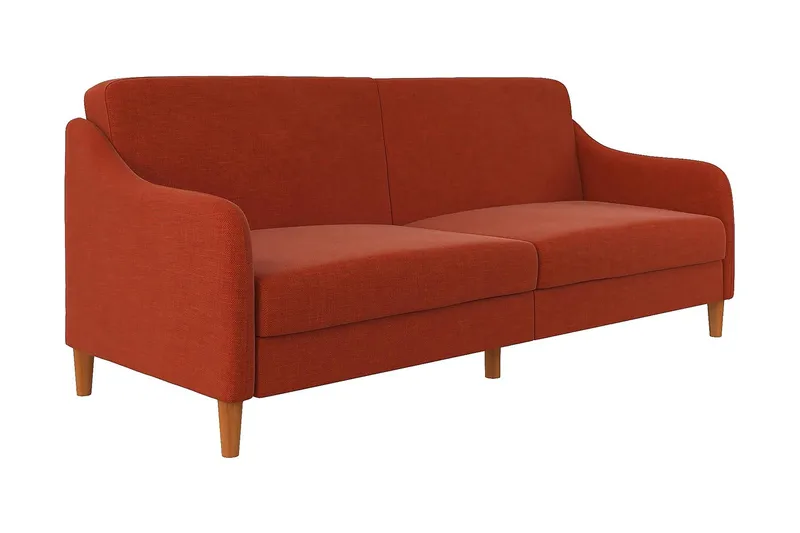 Jasper 2-seters Sovesofa Oransje - Dorel Home - Møbler - Sofaer - Sovesofaer