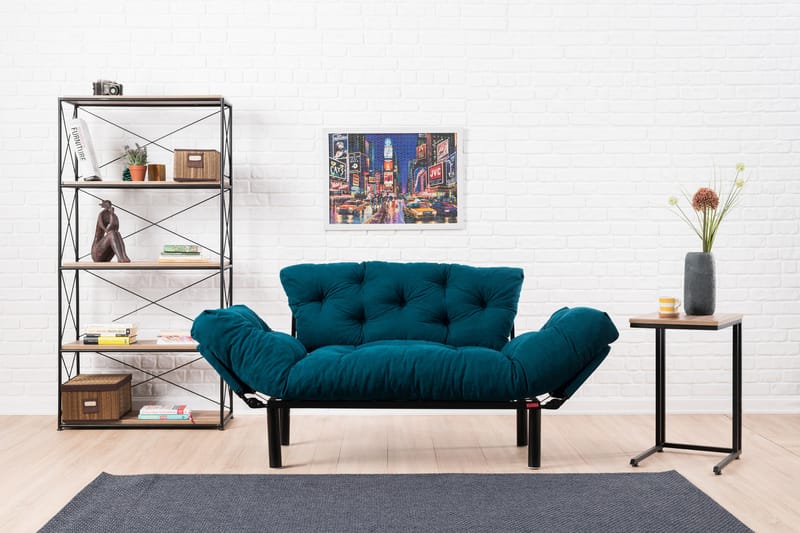 Jenica Sovesofa 2-seter - Blågrønn - Møbler - Sofaer - Sovesofaer