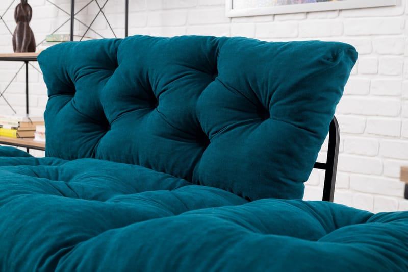Jenica Sovesofa 2-seter - Blågrønn - Møbler - Sofaer - Sovesofaer