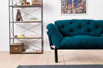 Jenica Sovesofa 2-seter - Blågrønn - Møbler - Sofaer - Sovesofaer