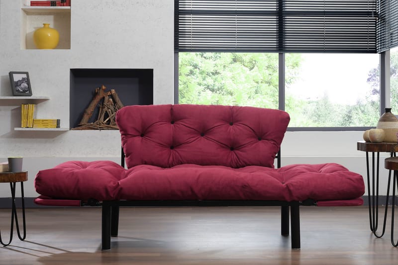 Jenica Sovesofa 2-seter - Burgunder - Møbler - Sofaer - Sovesofaer