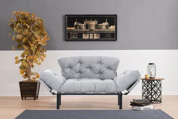 Jenica Sovesofa 2-seter - Grå - Møbler - Sofaer - Sovesofaer